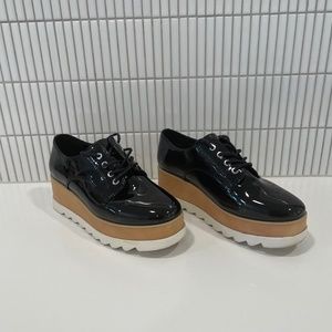 Aldo patent leather platform shoes